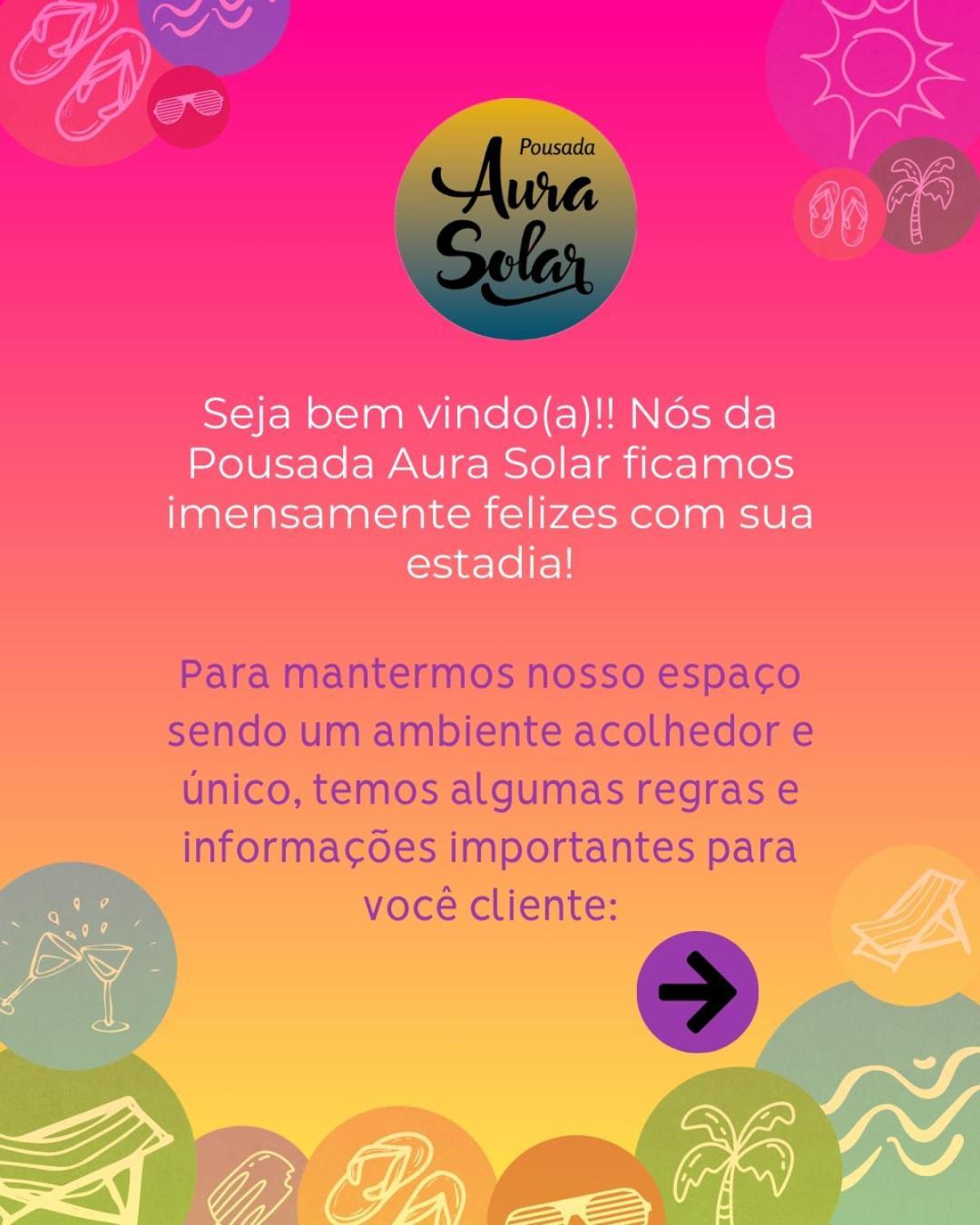 阿里奥阿罗约杜西尔瓦 Pousada Aura Solar - 3 Quartos Com Frente Mar酒店 外观 照片